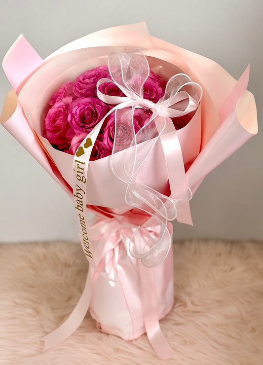 Welcome Baby Girl Bouquet
