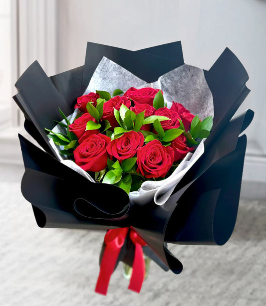 Dozen Red Roses bouquet